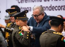 Reciben condecoraciones 33 elementos del Ejército, Fuerza Áerea y  Guardia Nacional